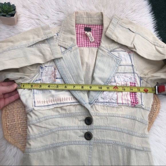 We the Free Distressed Patchwork Jacket - Picture 12 of 16